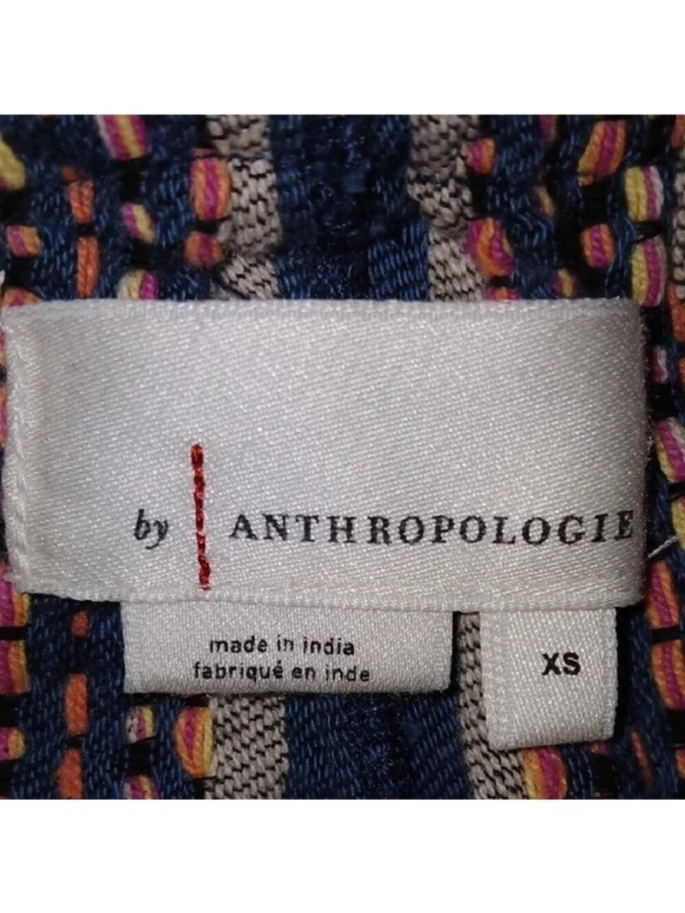 Anthropologie Lynnie Navy Stripe Belted Shorts - Picture 7 of 8